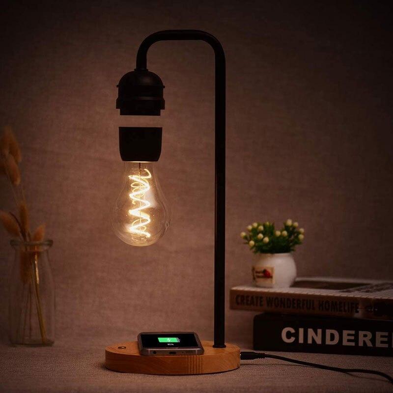 FLOATING BULB LAMP | WITH WIRELESS CHARGING - Lodamer