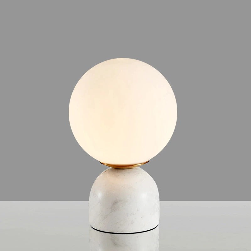 Marble globe table lamp discount