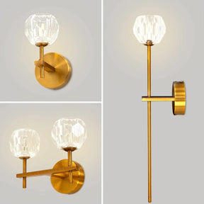 MINIMALIST CRYSTAL WALL LAMP | minimalist wall lamp
