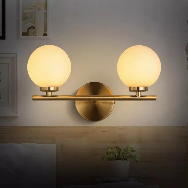 Globe wall light fixture on sale