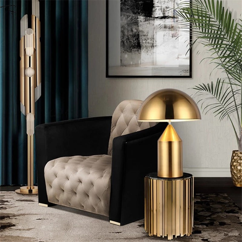 OLUCE ATOLLO BRASS TABLE LAMP Brass Table Lamp - Main Image