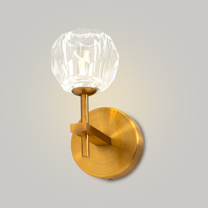 MINIMALIST CRYSTAL WALL LAMP | minimalist wall lamp