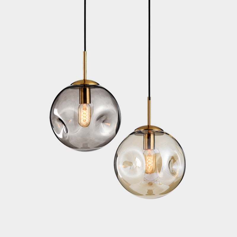 MODERN GLASS PENDANT LIGHTS - LODAMER