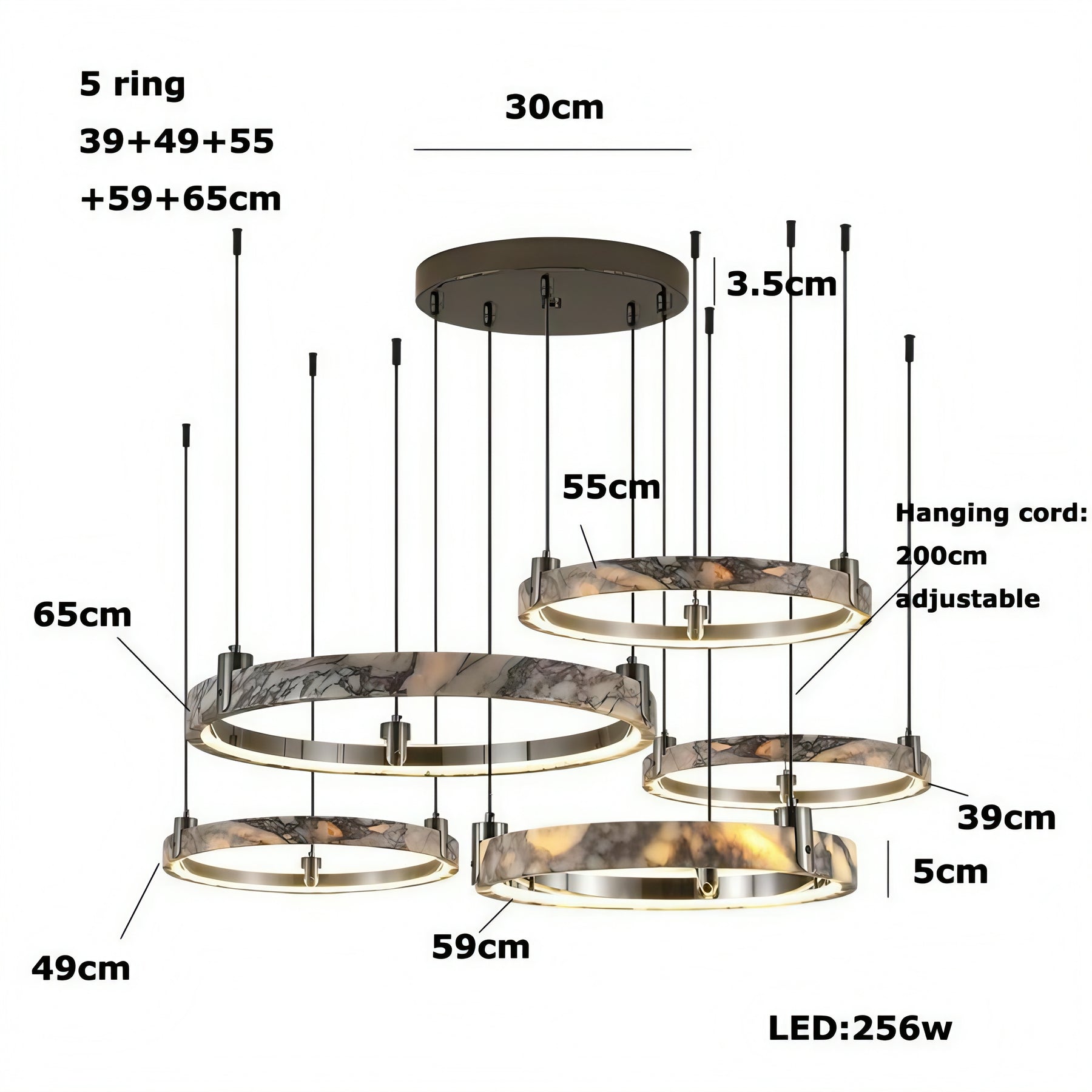 VELORA CIRCLE PENDANT LAMP