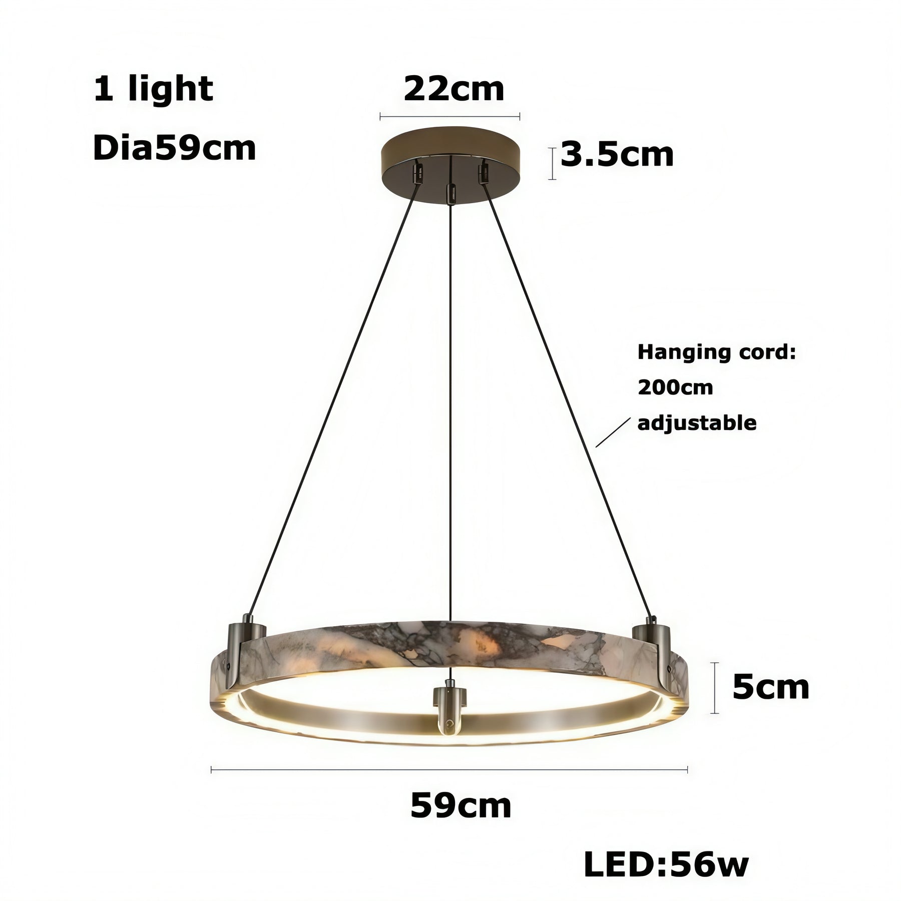 VELORA CIRCLE PENDANT LAMP