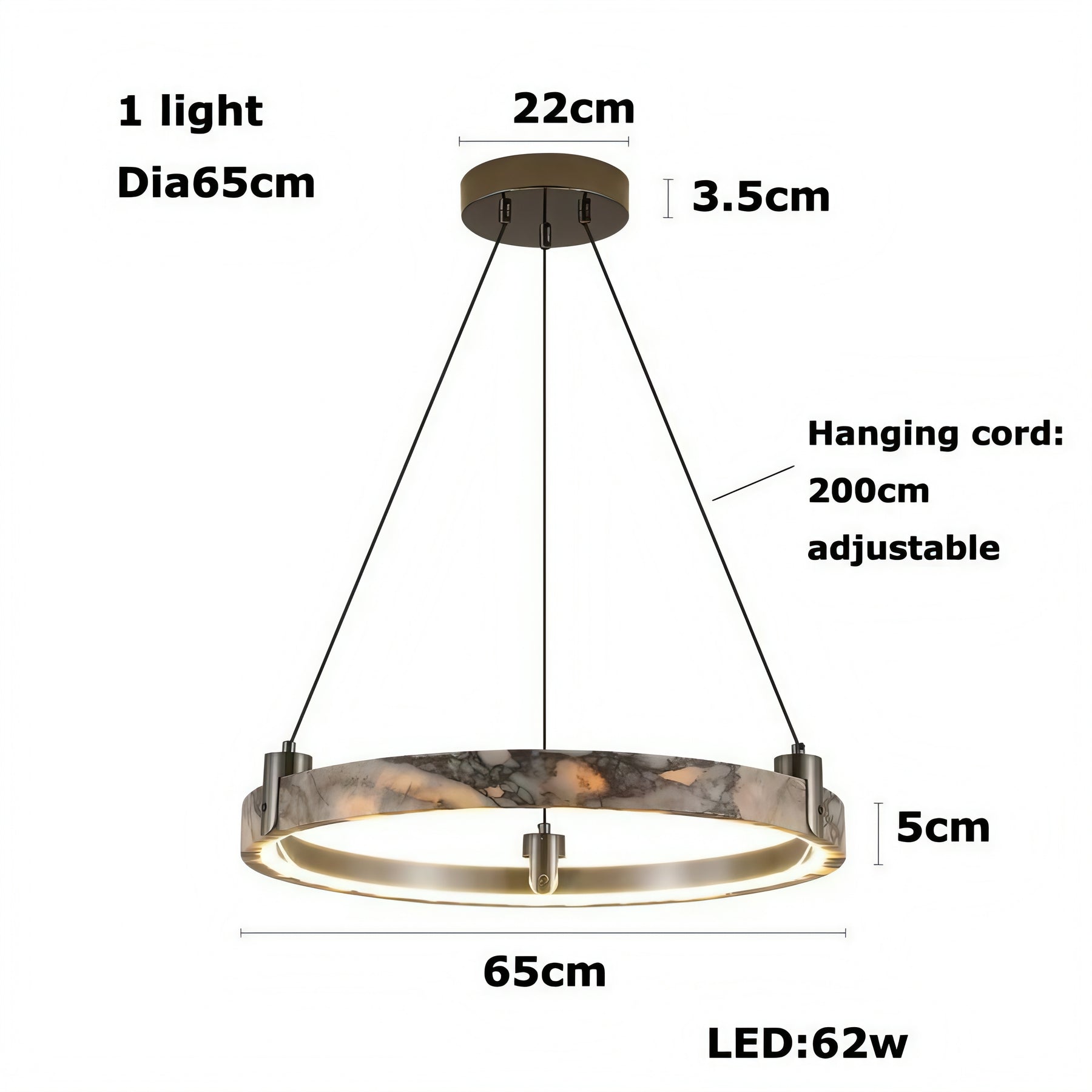 VELORA CIRCLE PENDANT LAMP