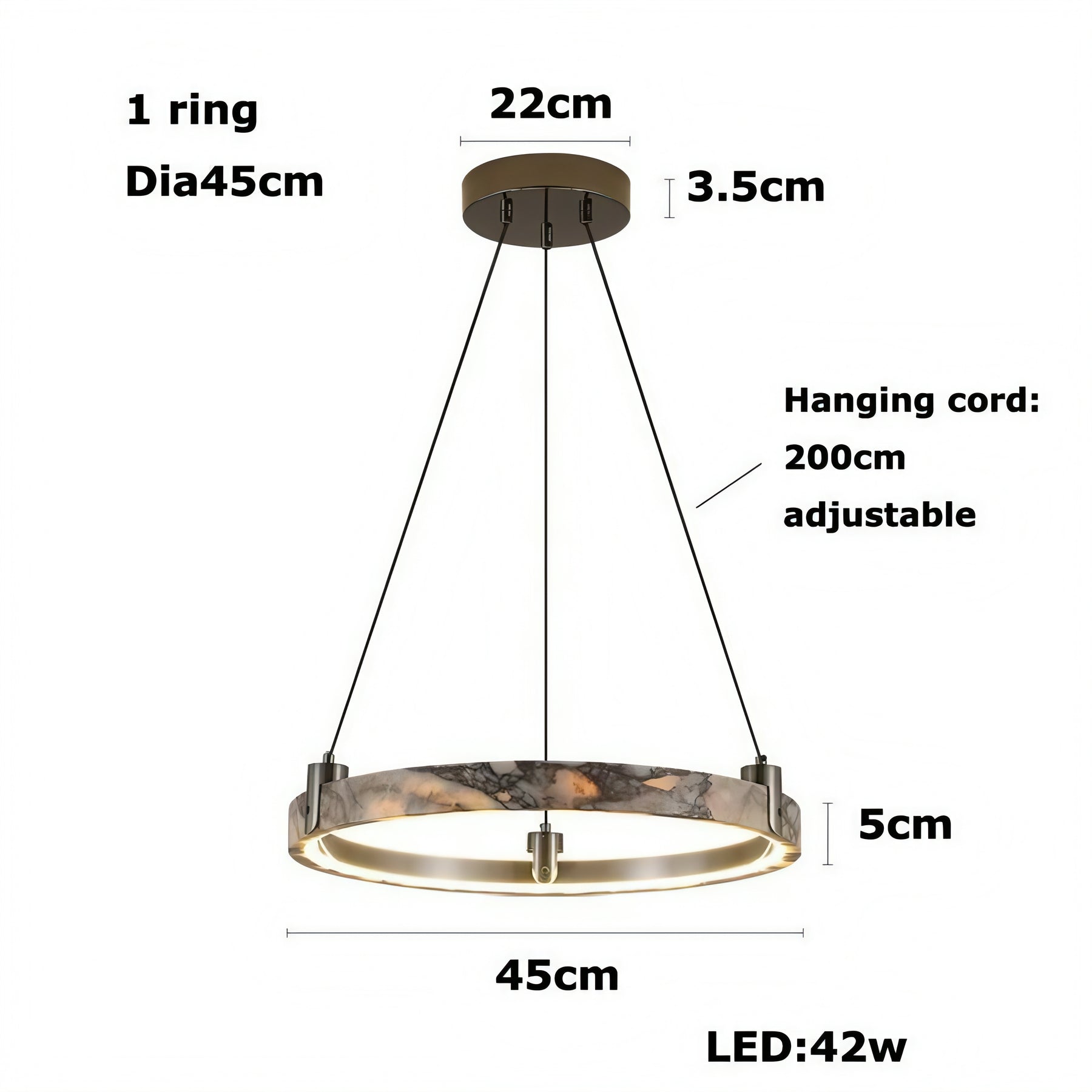 VELORA CIRCLE PENDANT LAMP