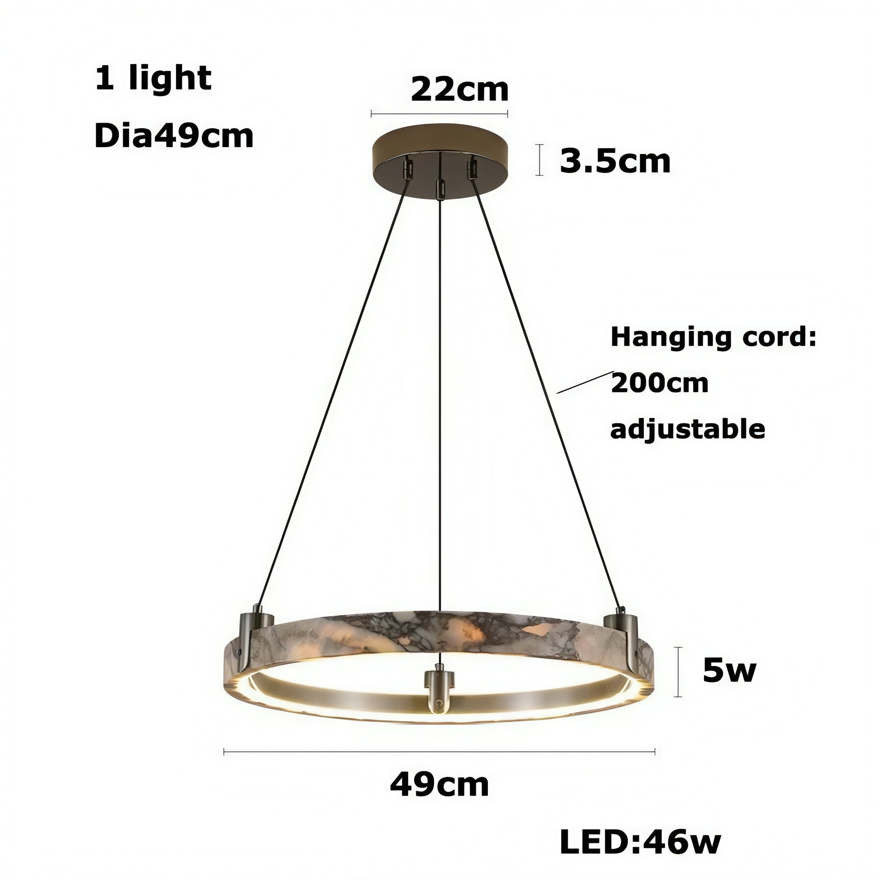 VELORA CIRCLE PENDANT LAMP
