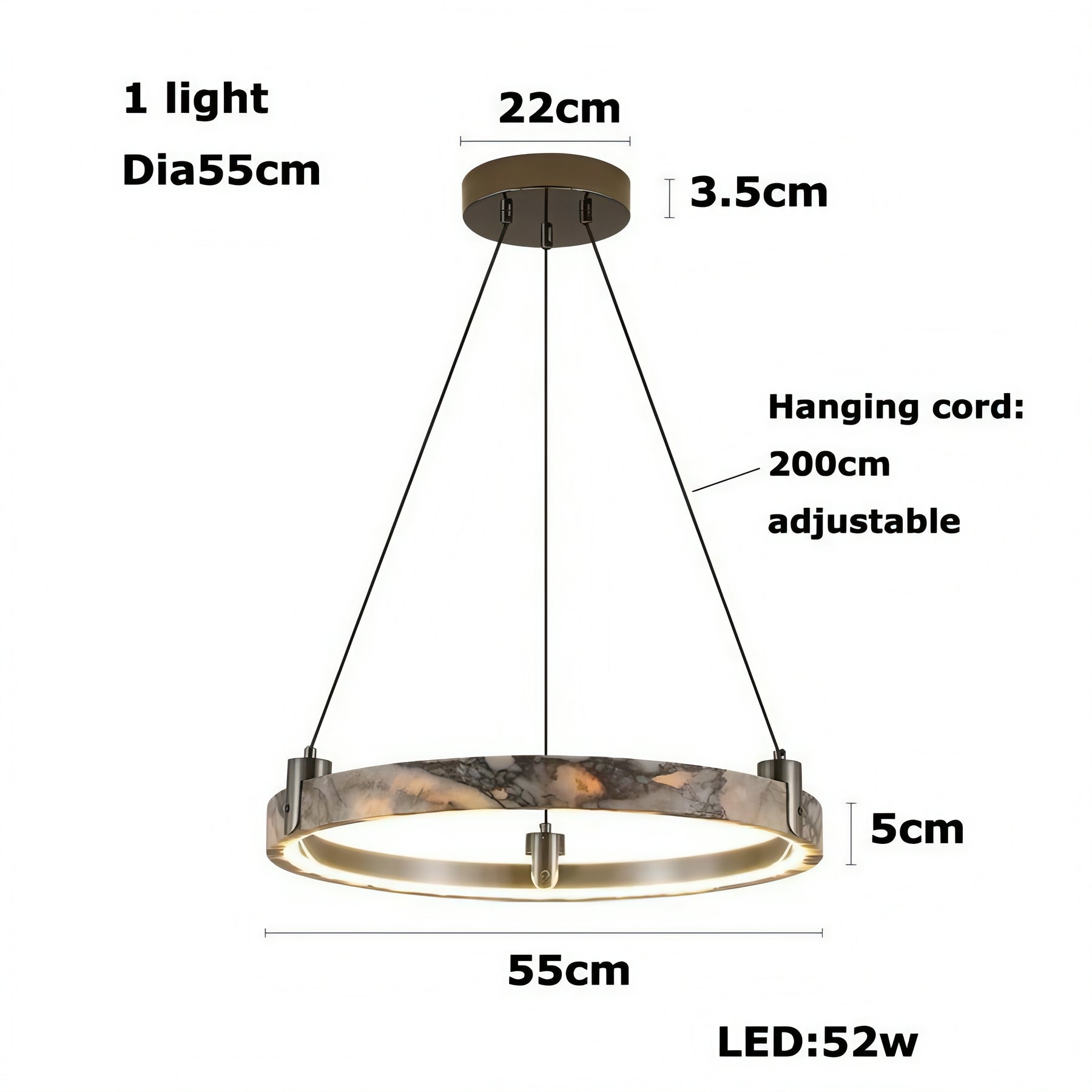 VELORA CIRCLE PENDANT LAMP
