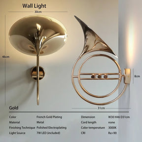 AURELIA HORN WALL LAMP