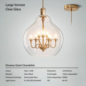 OBSIDIAN CROWN PENDANT LAMP
