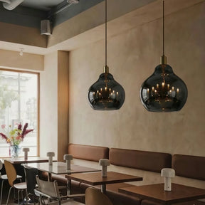 OBSIDIAN CROWN PENDANT LAMP