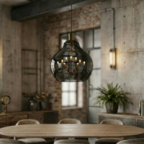 OBSIDIAN CROWN PENDANT LAMP
