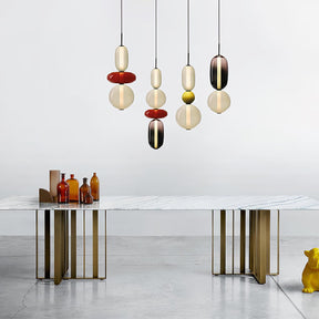 CANDIED GLASS COMBO PENDANT LAMP