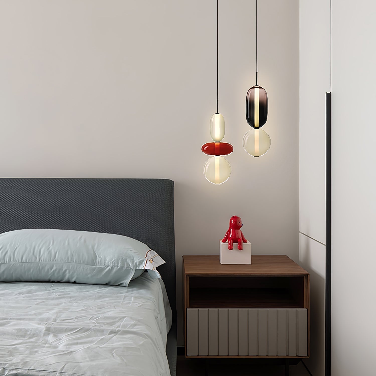 CANDIED GLASS COMBO PENDANT LAMP