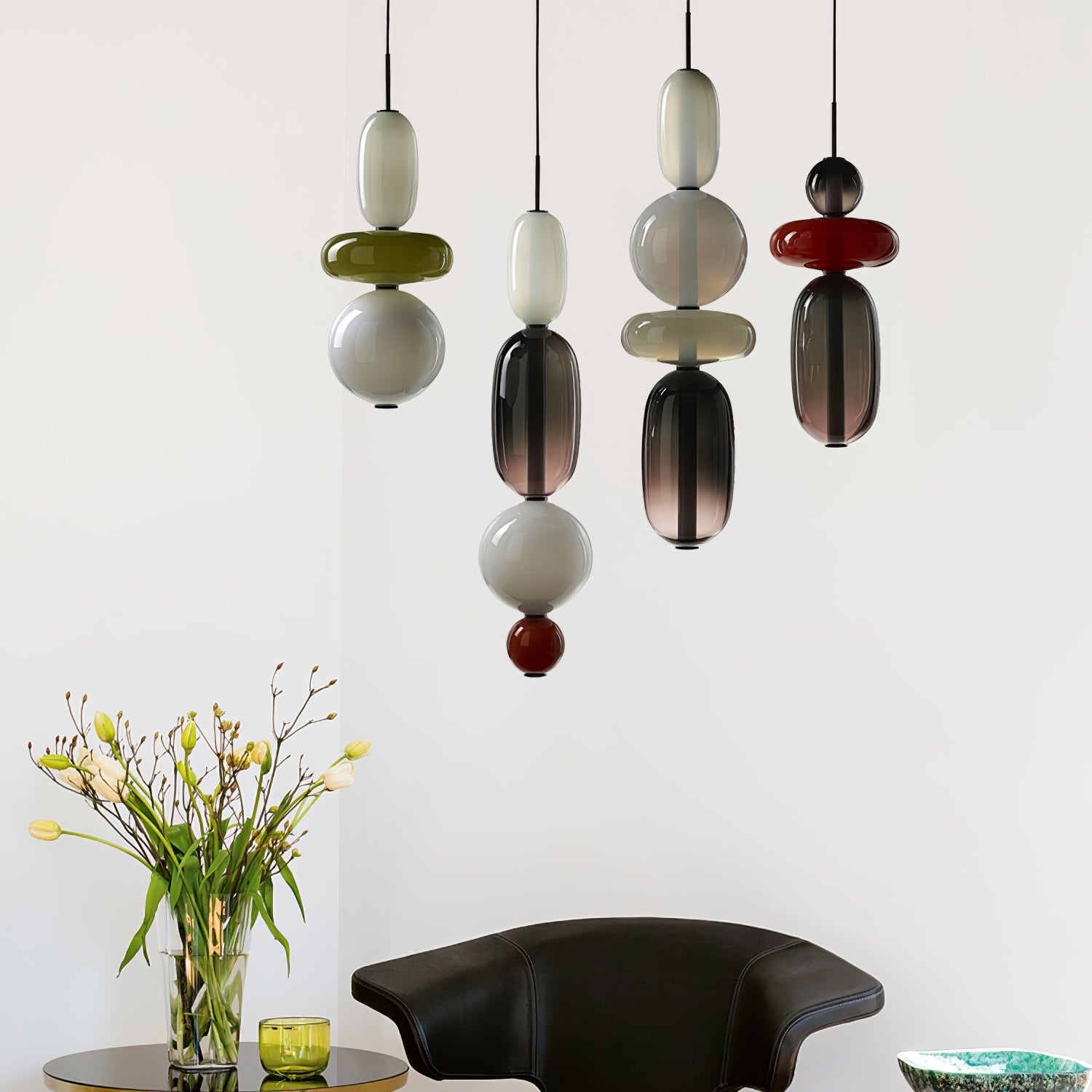 CANDIED GLASS COMBO PENDANT LAMP