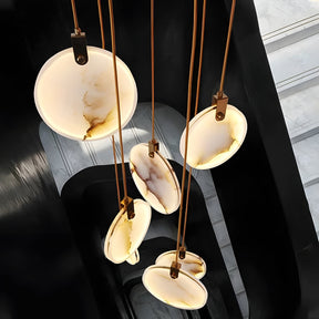 LUXURY VILLA STAIRCASE CHANDELIER