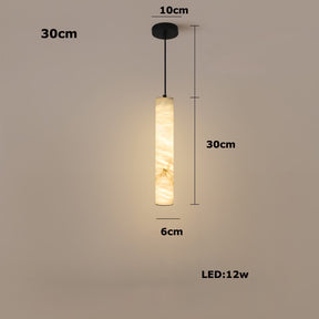 MARBLE TABULAR PENDANT LAMP