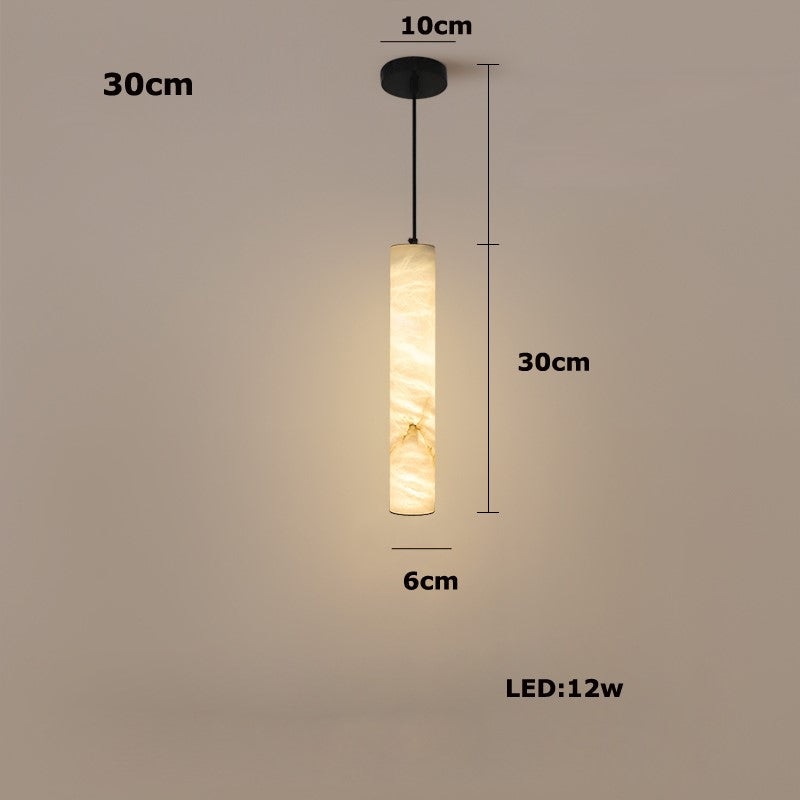 MARBLE TABULAR PENDANT LAMP