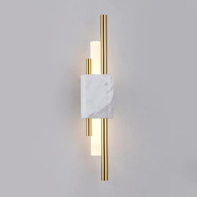 MARBLE CYLINDRICAL TANTO WALL LAMP