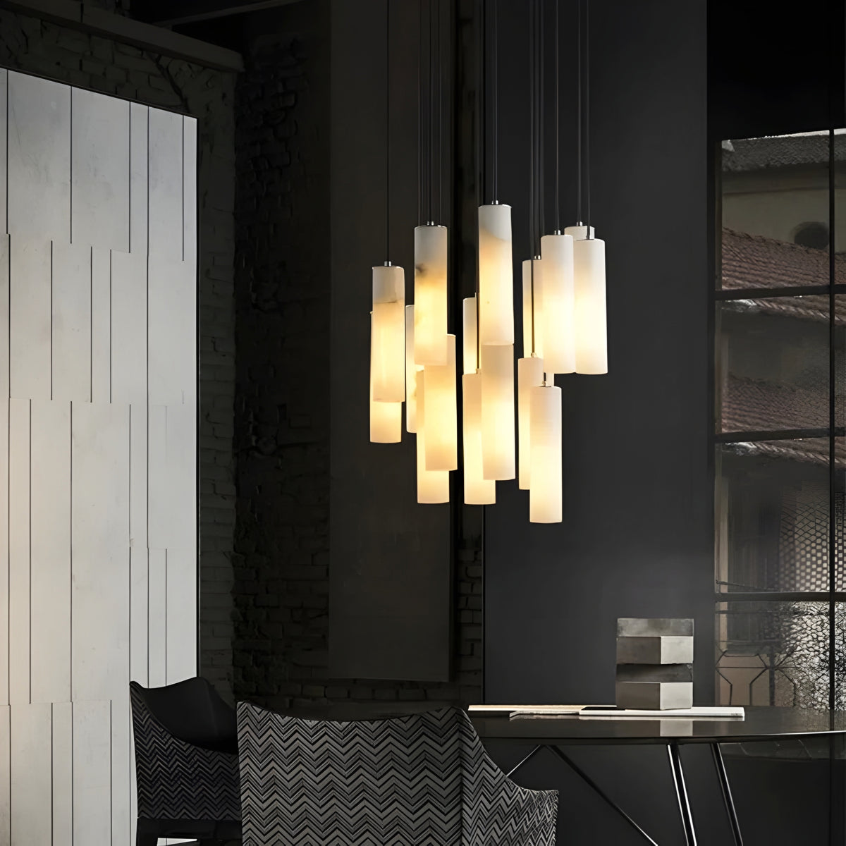 NORDIC LED MARBLE PENDANT LAMP