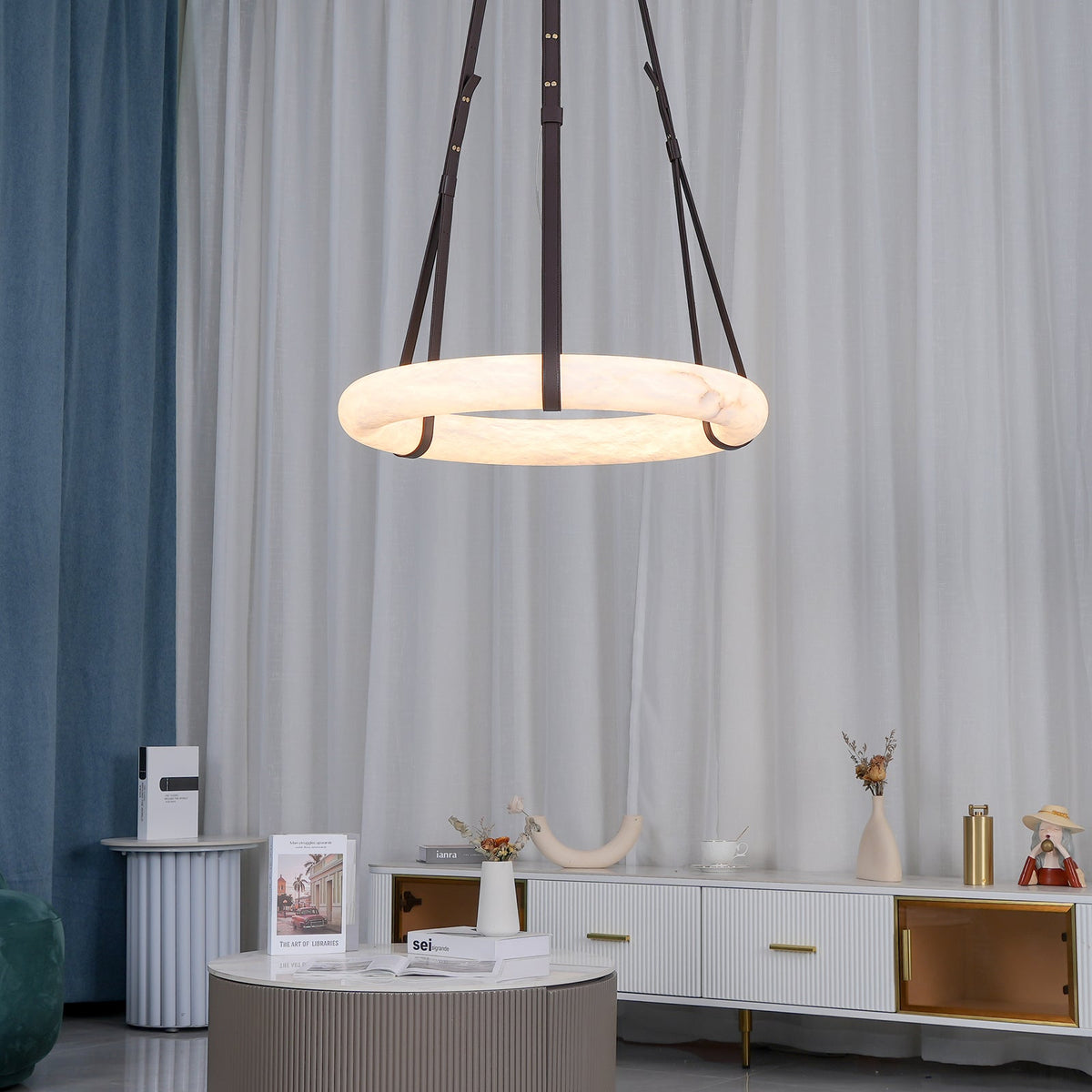 OSLO LEATHER PENDANT LAMP