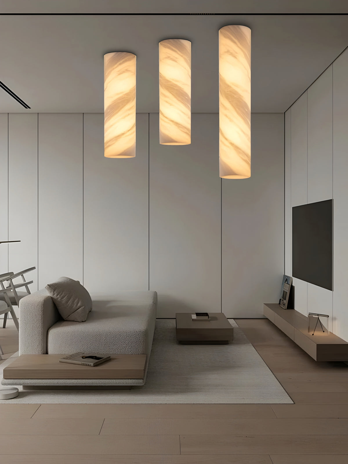 MARBLE CYLINDER LED CEILING LAMP