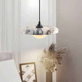 LUXURY BLACK STONE PENDANT LAMP