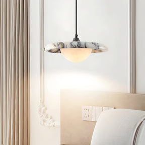 LUXURY BLACK STONE PENDANT LAMP