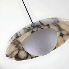 LUXURY BLACK STONE PENDANT LAMP