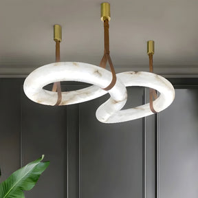 NATURAL MARBLE NORDIC CEILING LAMP