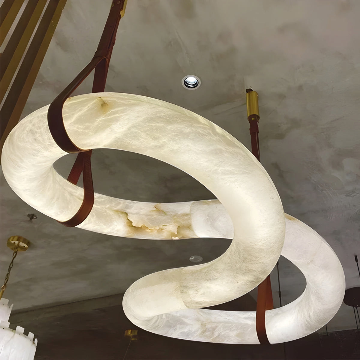 NATURAL MARBLE NORDIC CEILING LAMP