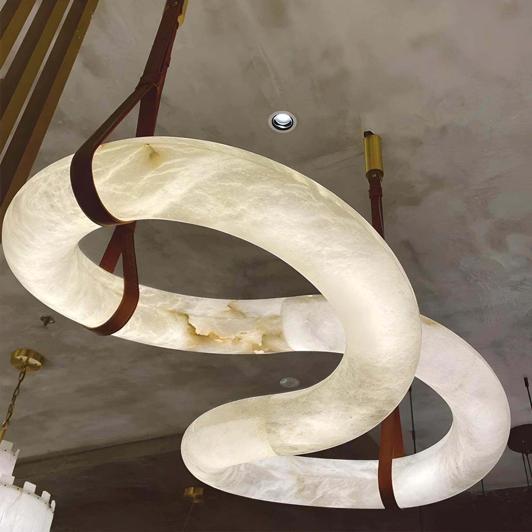 NATURAL MARBLE NORDIC CEILING LAMP