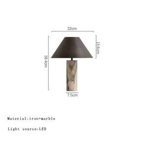VINTAGE MARBLE TABLE LAMP