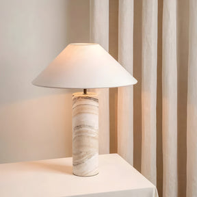 VINTAGE MARBLE TABLE LAMP
