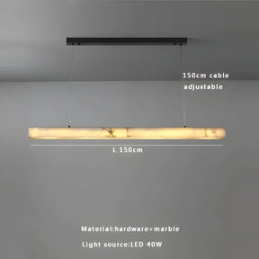 LUMO STONE LINEAR PENDANT LAMP