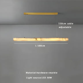 LUMO STONE LINEAR PENDANT LAMP