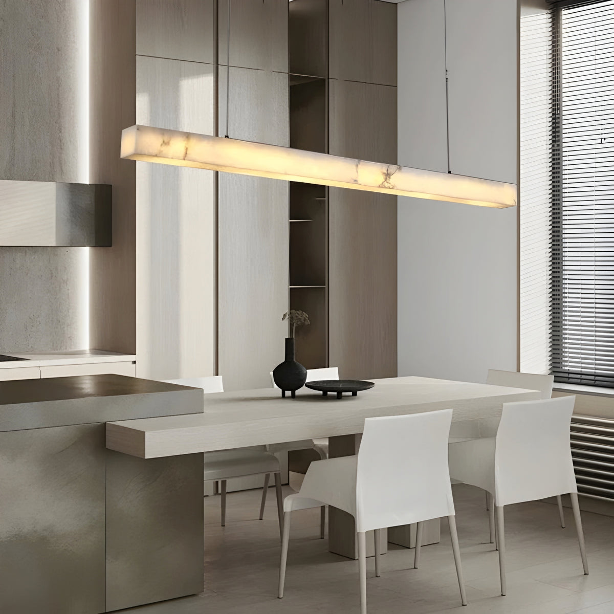 LUMO STONE LINEAR PENDANT LAMP