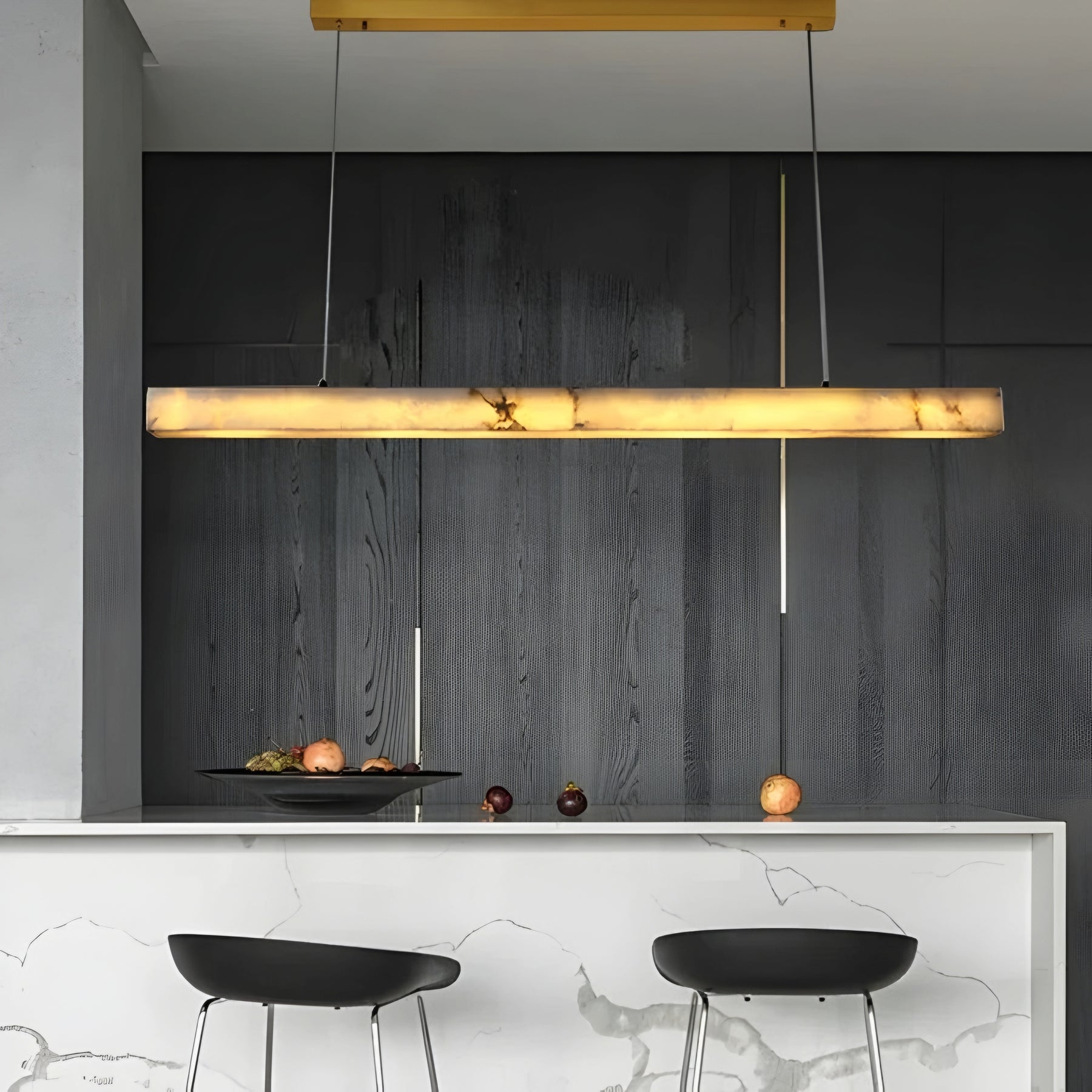 LUMO STONE LINEAR PENDANT LAMP