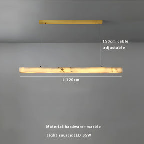 LUMO STONE LINEAR PENDANT LAMP