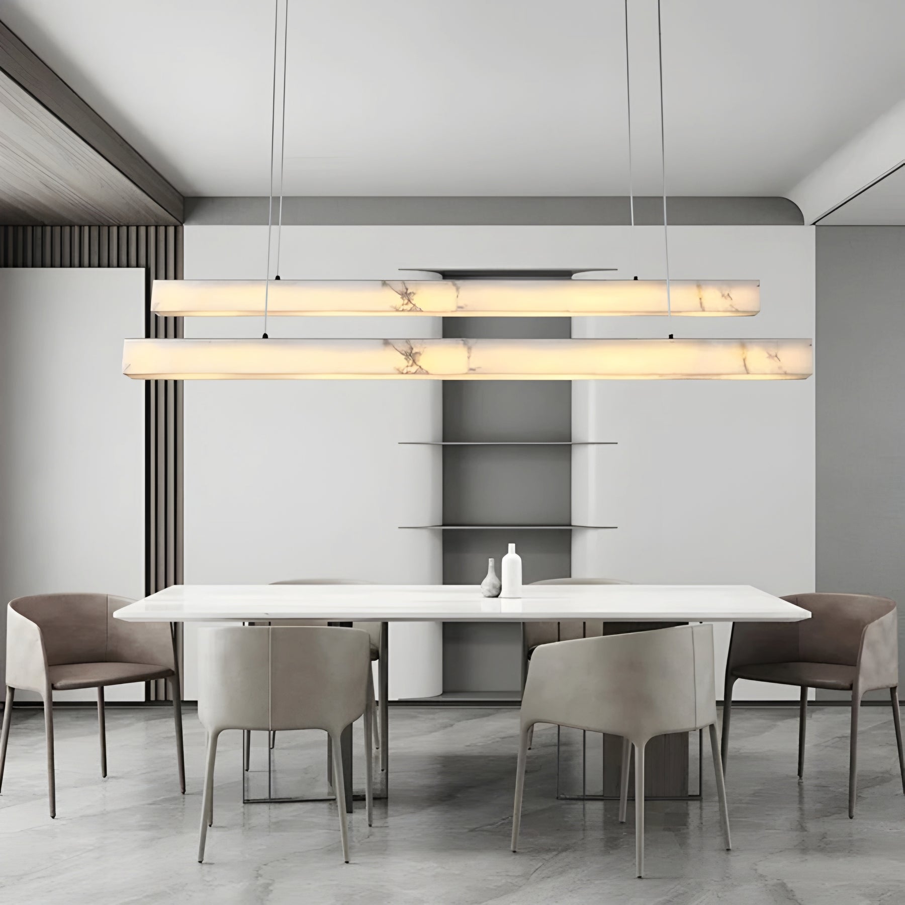 LUMO STONE LINEAR PENDANT LAMP