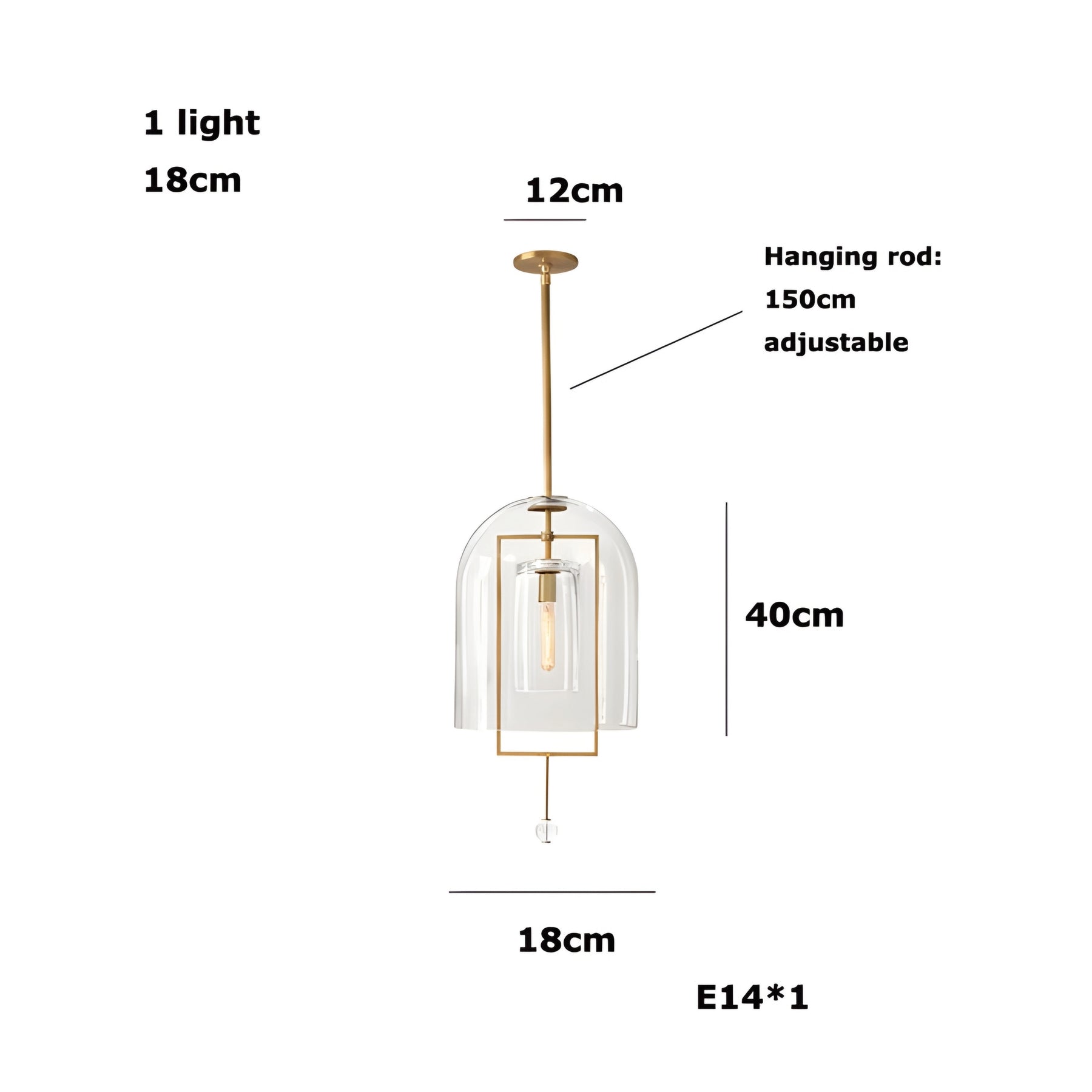 LUXEBALL GLASS PENDANT LAMP