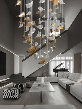 GOLDEN BREEZE CRYSTAL PENDANT LAMP