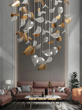 GOLDEN BREEZE CRYSTAL PENDANT LAMP