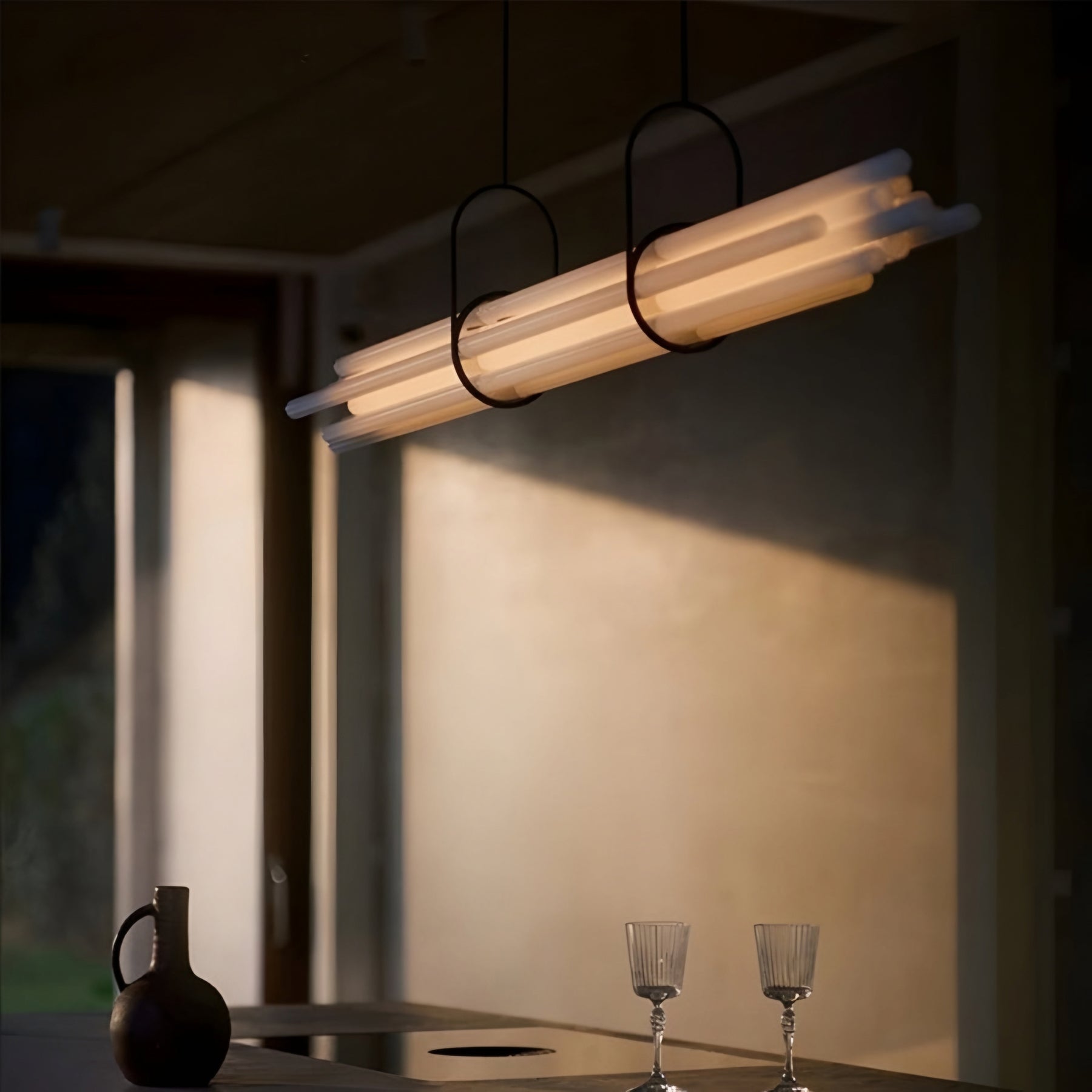 TUBE CLUSTER PENDANT LAMP
