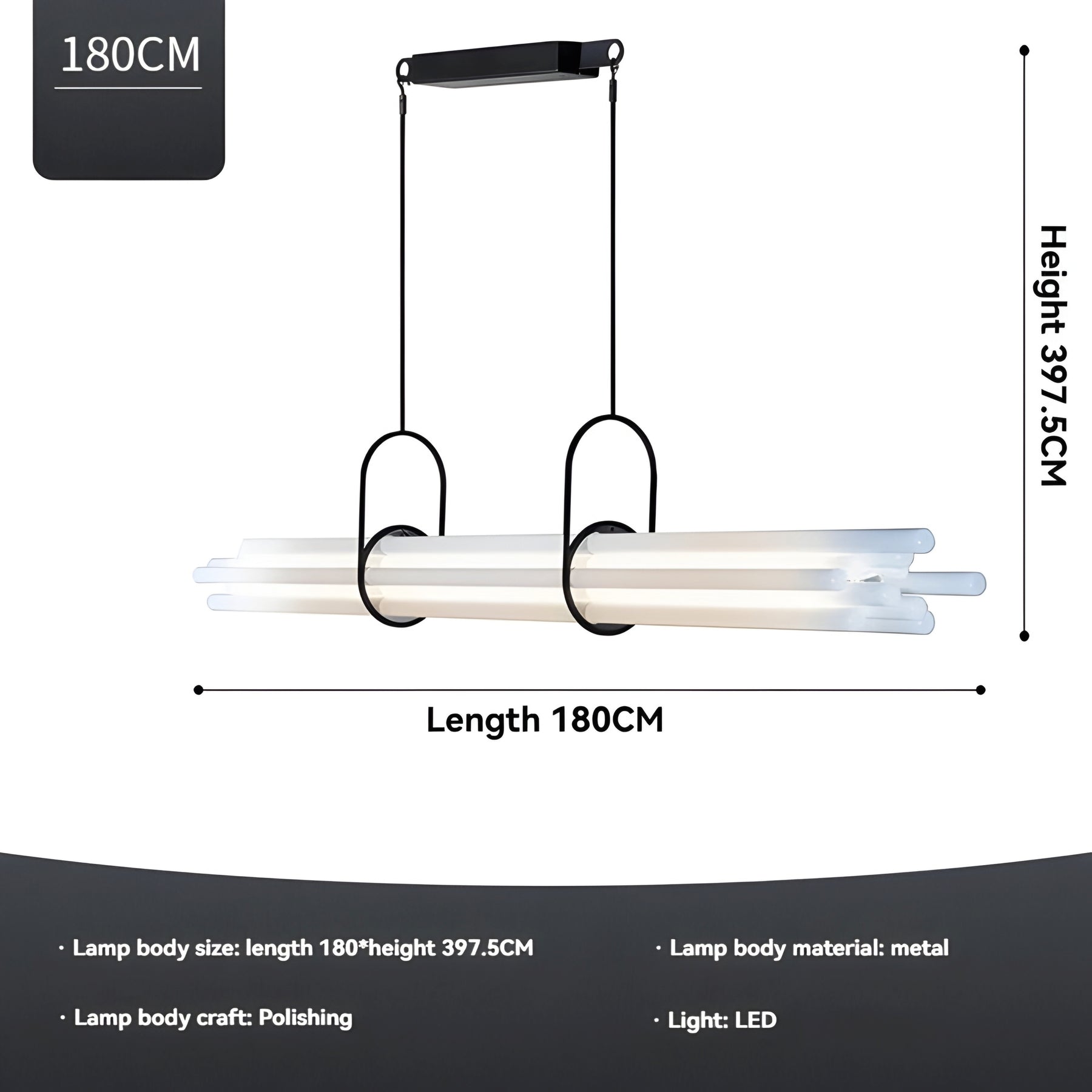 TUBE CLUSTER PENDANT LAMP