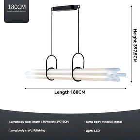TUBE CLUSTER PENDANT LAMP