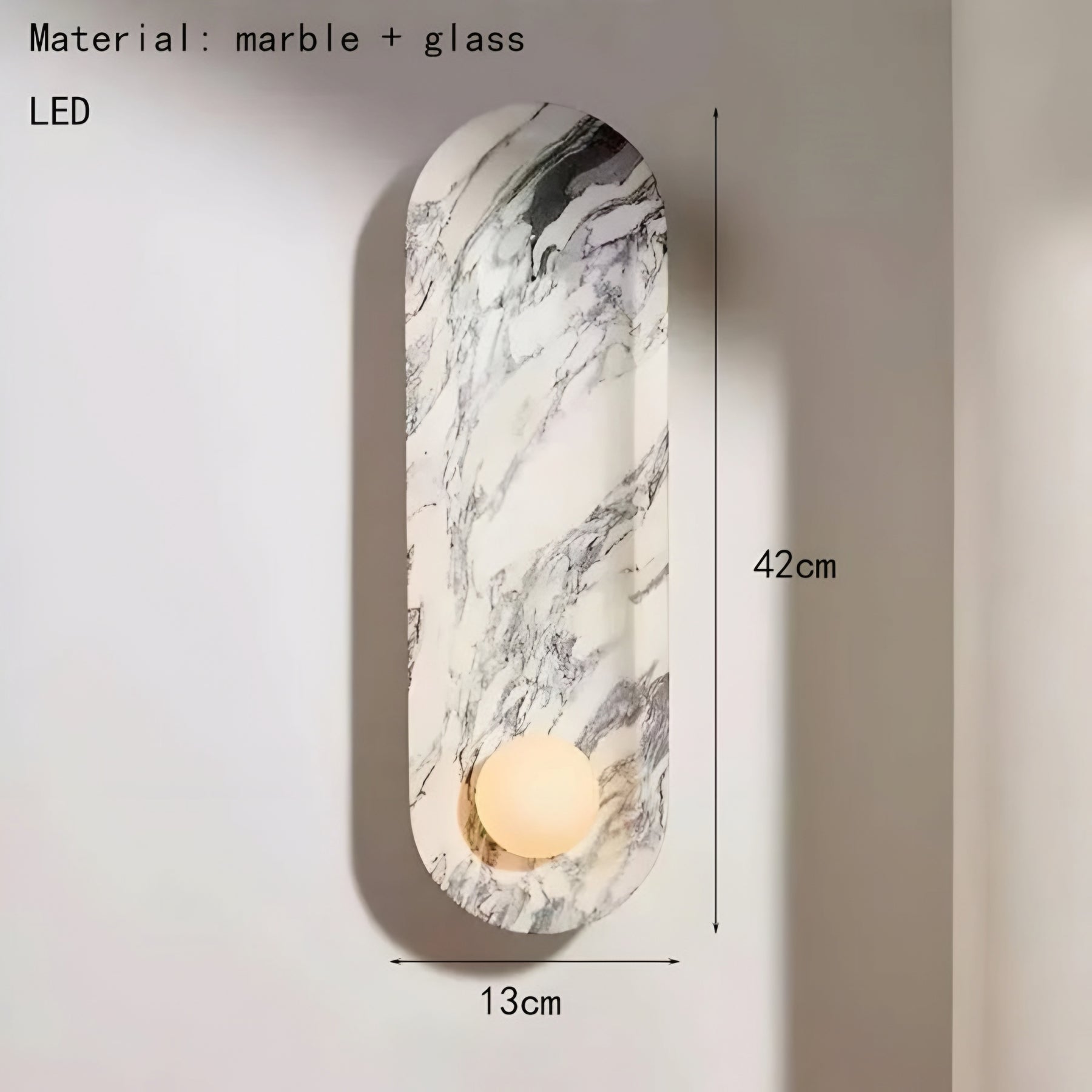 MARMO CAPSULE WALL LAMP