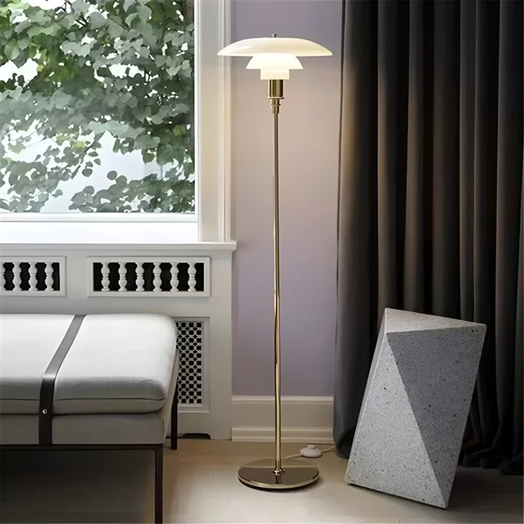 THE TIERED GLOW FLOOR LAMP
