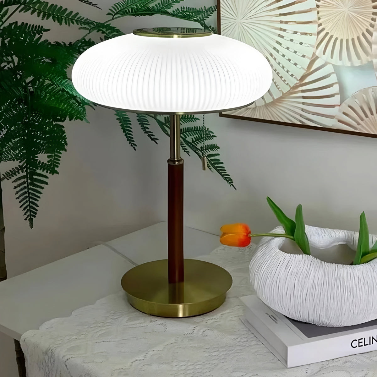 FUNGI FLUTE TABLE LAMP